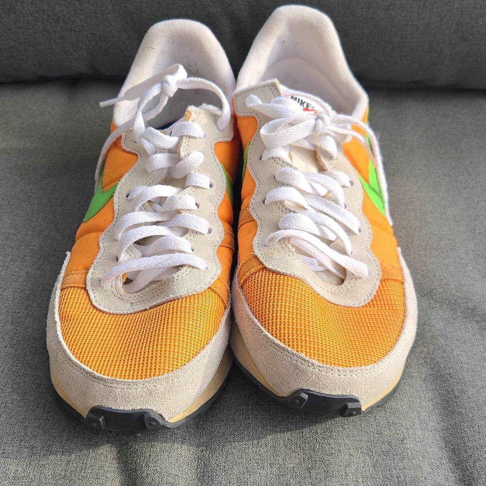 Nike Orange and Green Sneakers - Picture 2 of 9